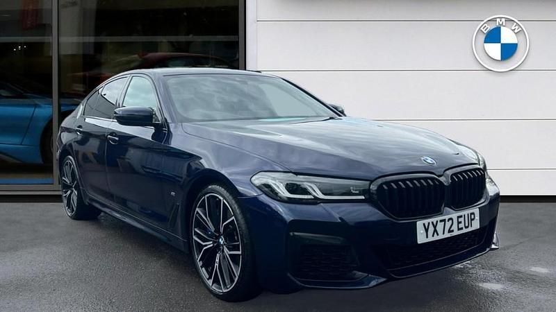 Blue Used 2022 BMW 530 M Sport | £33,306 (Fair price) - Image 1/4