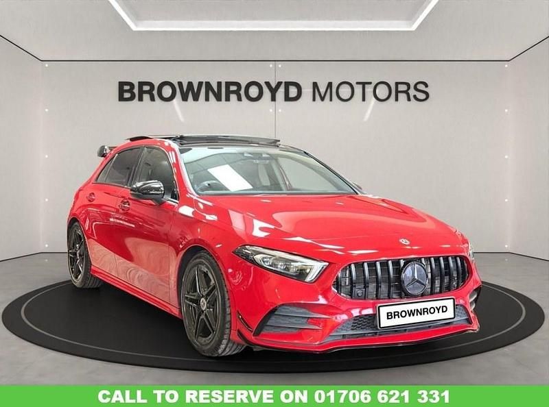 Red Used 2018 Mercedes A250 AMG Line Premium Plus Hatchback | £18,990 (A bit pricey) - Image 1/3