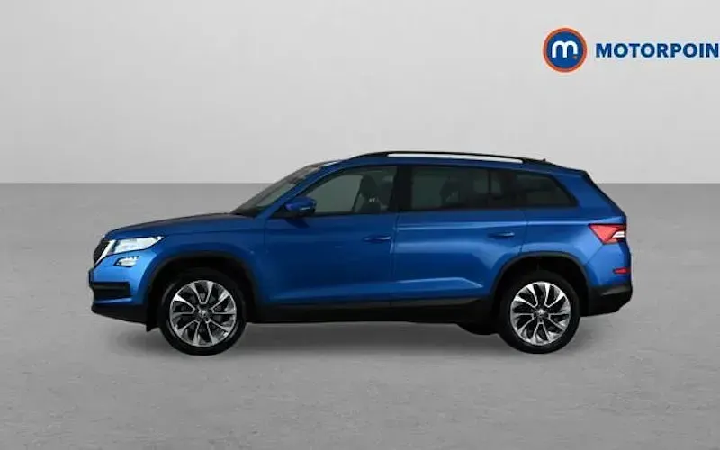 Used Skoda Kodiaq SE Drive 150 HP (110 kW) 2021 Blue SUV
