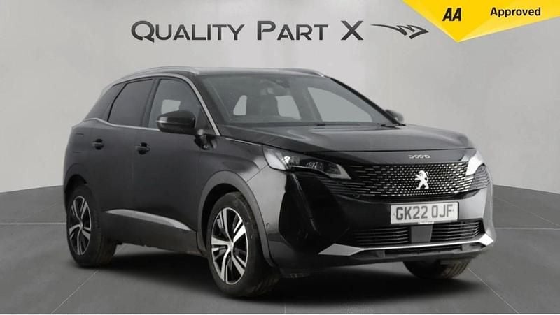 Black Used 2022 Peugeot 3008 GTi Hatchback | £12,900 (Good price) - Image 1/4