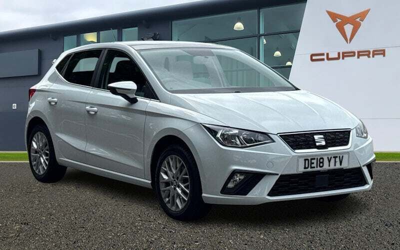 Nevada white Used 2018 Seat Ibiza Design Hatchback | £10,195 (Fair price) - Image 1/4