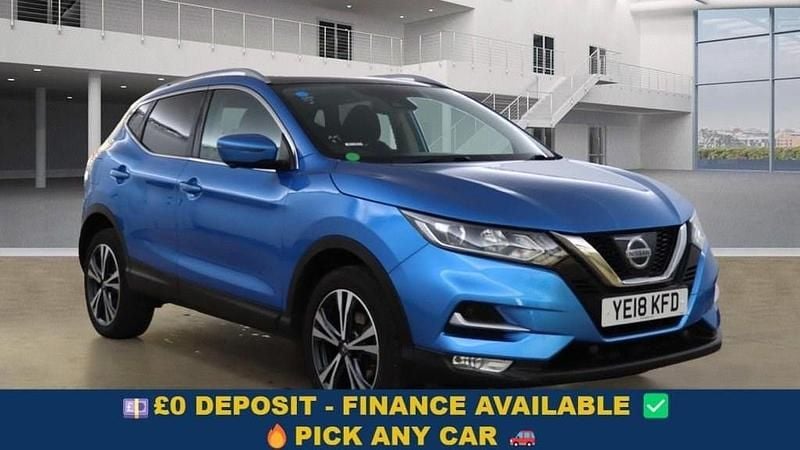 Blue Used 2018 Nissan Qashqai N-Connecta SUV | £9,099 (Good price) - Image 1/4