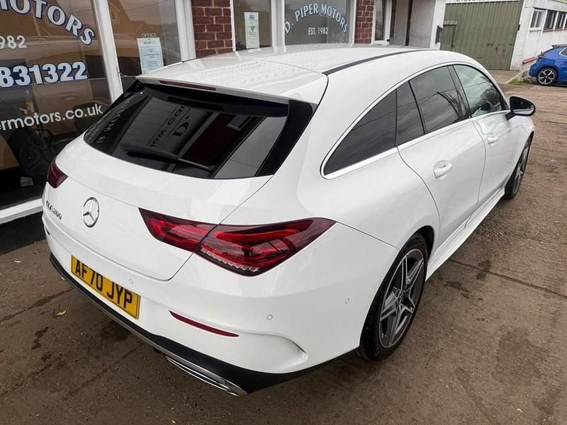 Used Mercedes CLA200 Shooting Brake AMG line 2020 White Estate