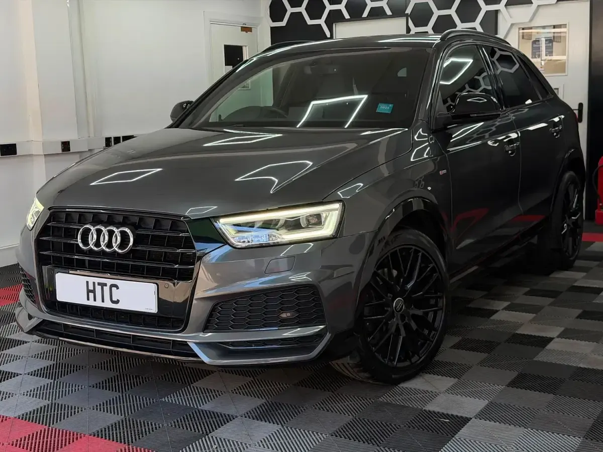 Used Audi Q3 Black Edition 150 HP (110 kW) 2018 Grey SUV