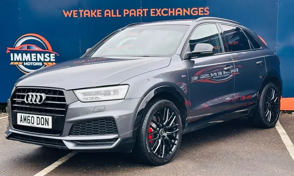 Used Audi Q3 Black Edition 150 HP (110 kW) 2017 Grey SUV