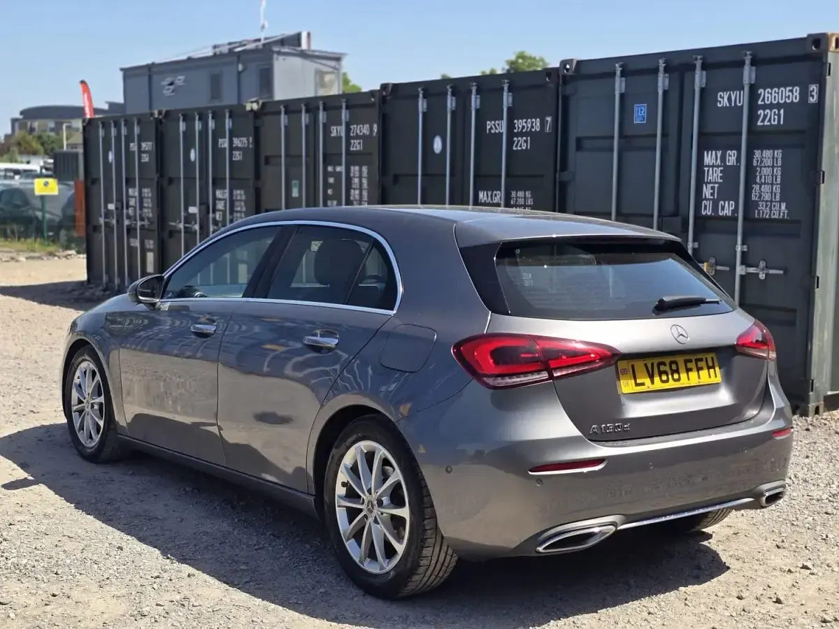 Begagnad Mercedes A180 Premium 116 HK (85 kW) 2018 Grå Halvkombi