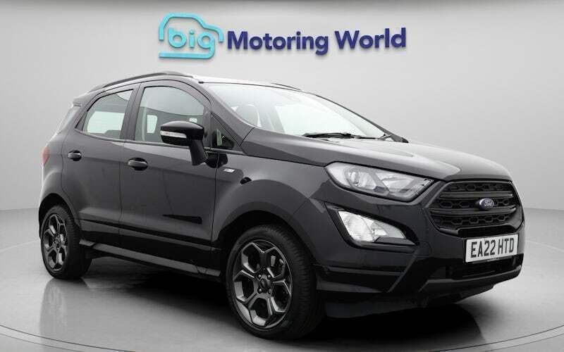Black Used 2022 Ford Ecosport ST-Line SUV | £12,400 (Fair price) - Image 1/4