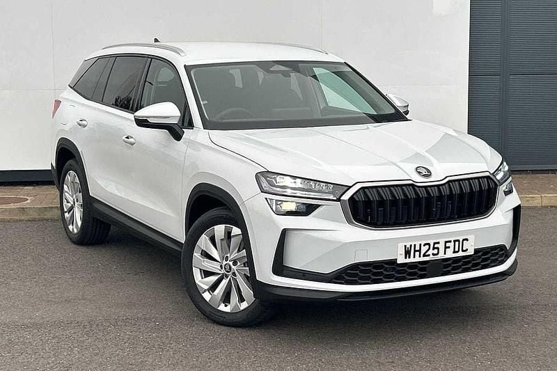 Used Skoda Kodiaq SE L 147 HP (108 kW) 2025 Moon white metallic SUV