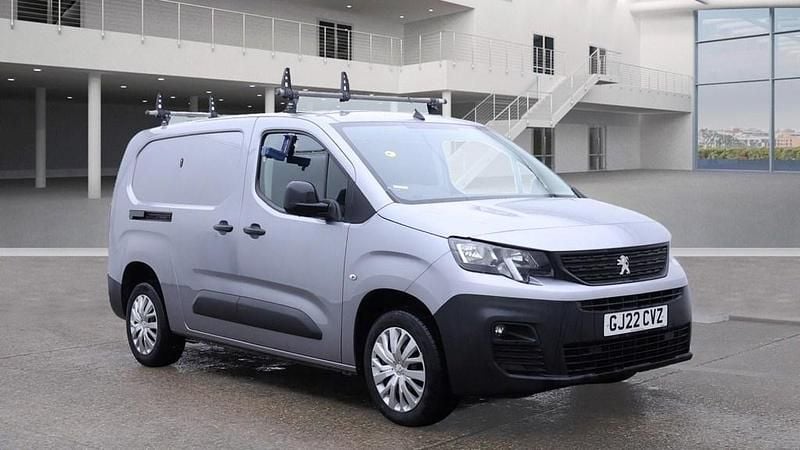 Grey Used 2022 Peugeot Partner Van | £12,950 (Expensive) - Image 1/4