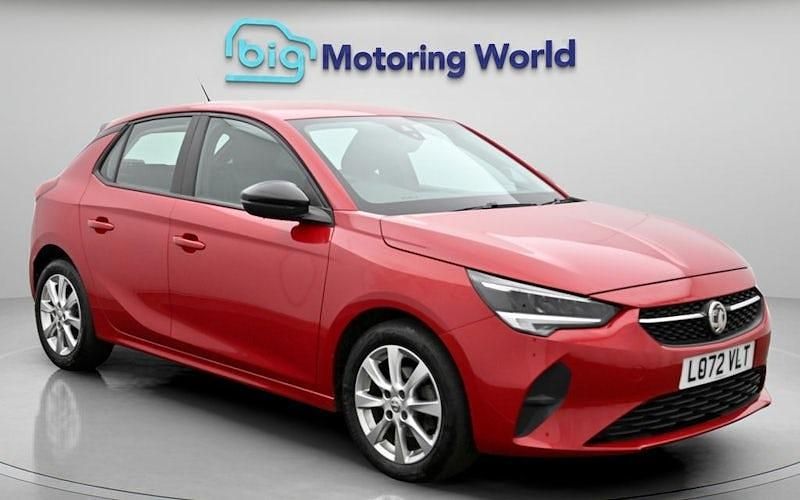 Used Vauxhall Corsa Design Edition 75 HP (55 kW) 2022 Red Hatchback