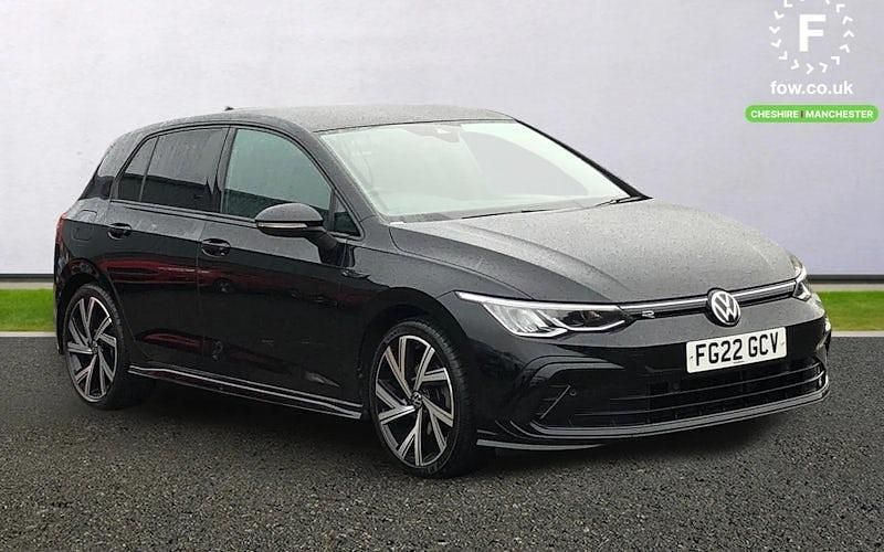 Used VW Golf VIII R-line 150 HP (110 kW) 2022 Black Hatchback