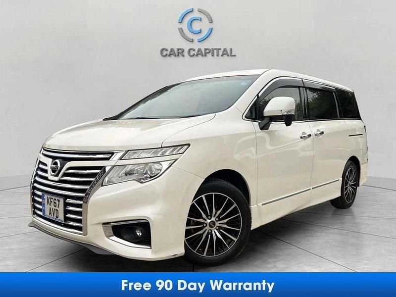 White Used 2017 Nissan Elgrand Prestige MPV | £17,450 (Fair price) - Image 1/3