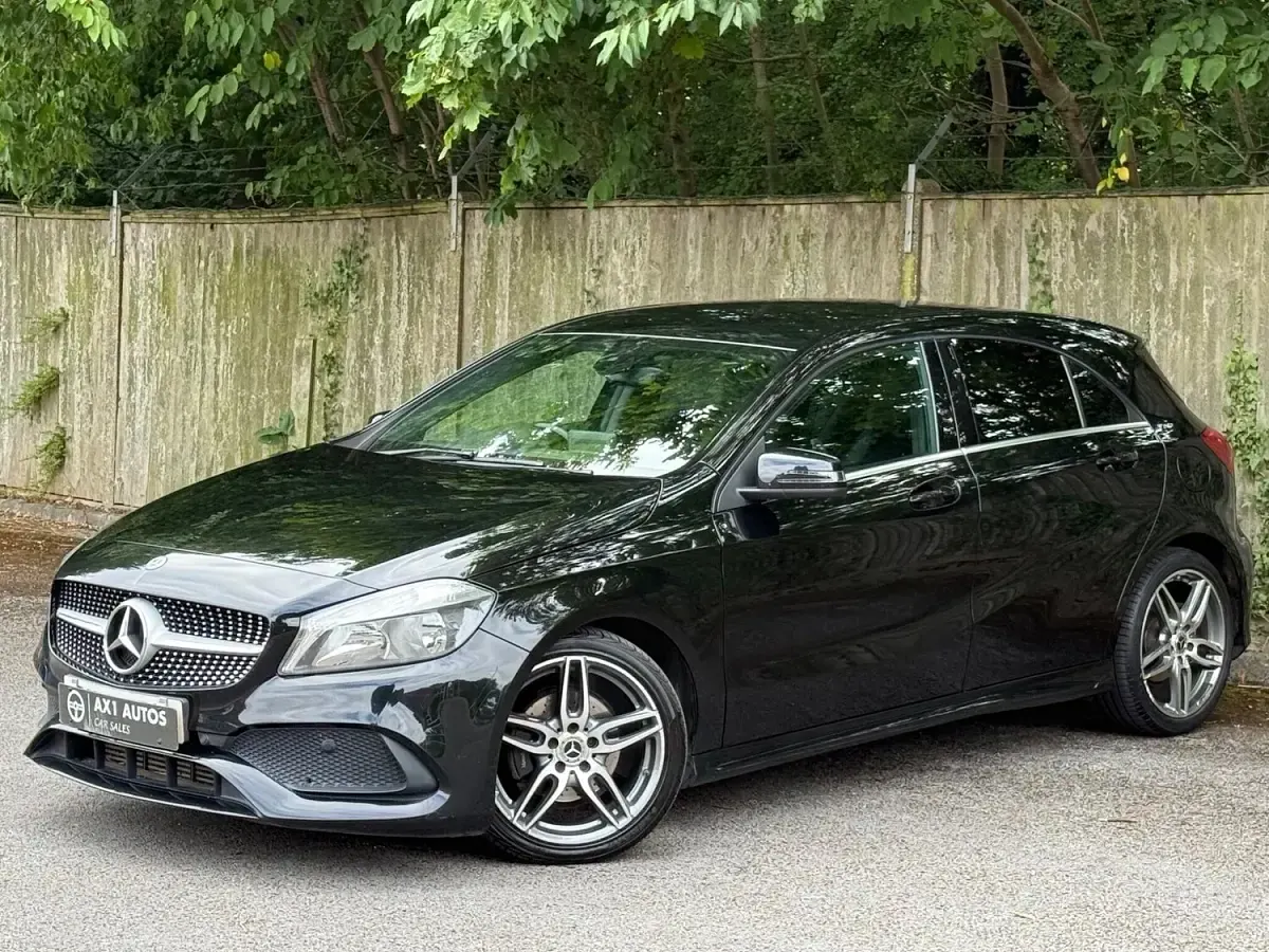 Used Mercedes A180 AMG line 2018 Black Hatchback
