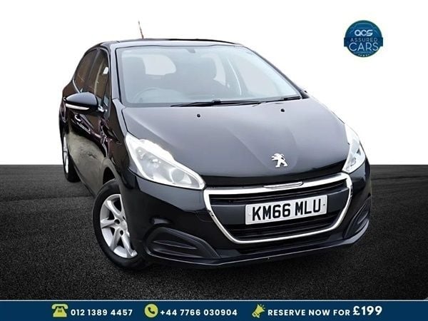 Black Used 2016 Peugeot 208 Active Hatchback | £3,895 (Fair price) - Image 1/1