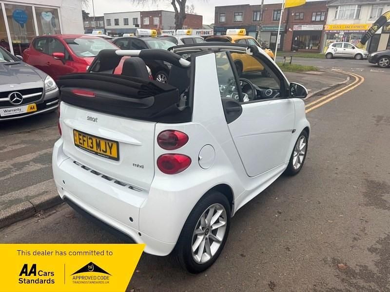 Used Smart ForTwo Cabrio Passion 71 HP (52 kW) 2013 White Cabriolet