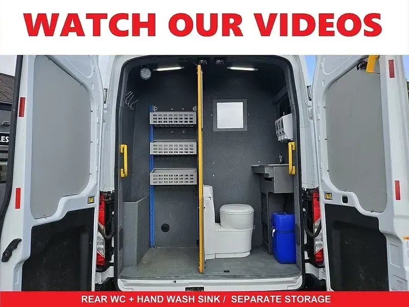 Used Ford Transit 130 HP (95 kW) 2021 White Van