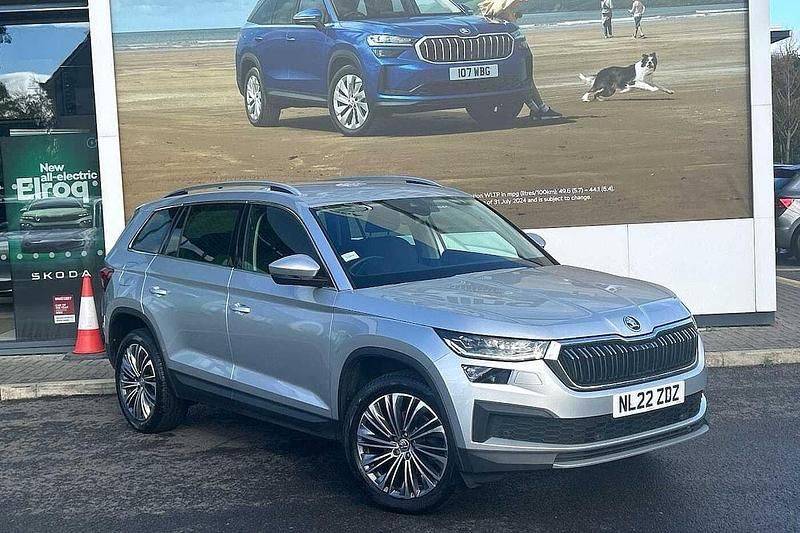 Brilliant silver metallic Used 2022 Skoda Kodiaq SE L Executive SUV | £24,995 (Fair price) - Image 1/4