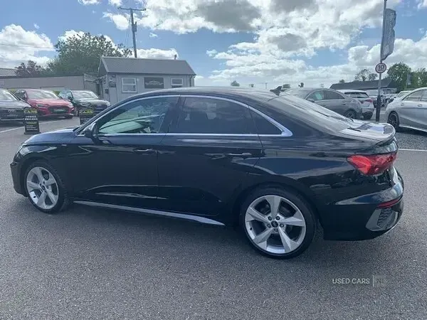 Used Audi A3 S-Line 110 HP (80 kW) 2022 Black Sedan