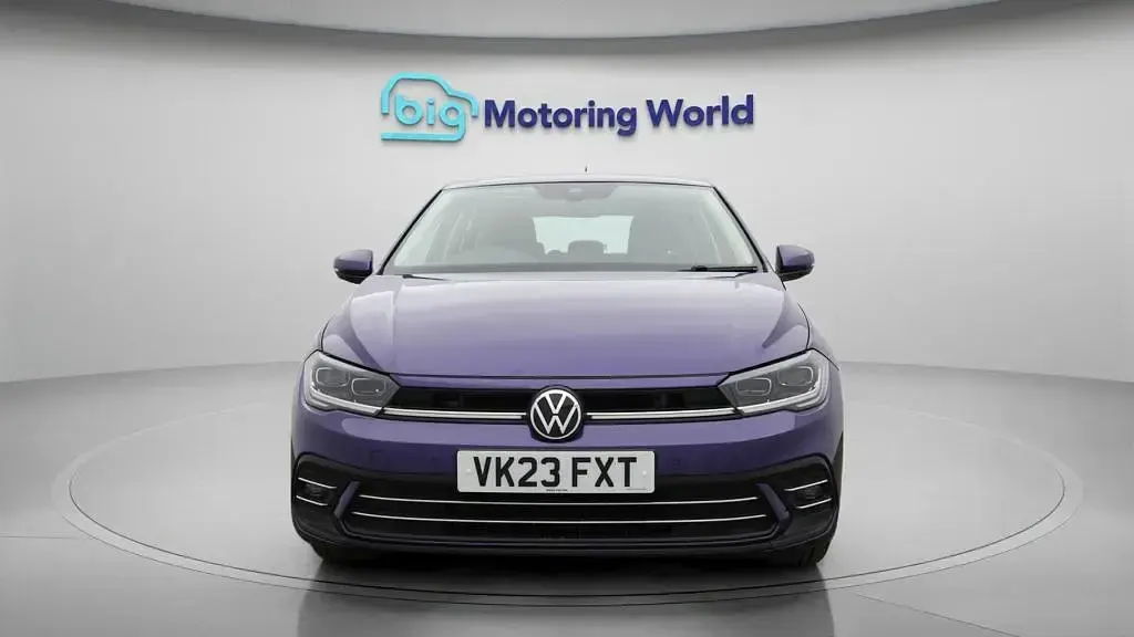 Used VW Polo Style 95 HP (69 kW) 2023 Purple Hatchback