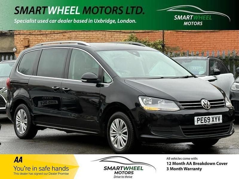 Used VW Sharan SE 150 HP (110 kW) 2019 Black MPV