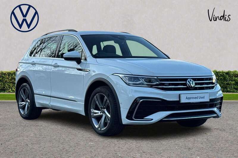White Used 2023 VW Tiguan R-line Edition SUV | £30,230 (A bit pricey) - Image 1/2