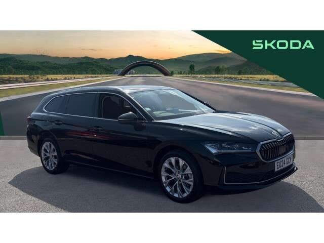 Black Used 2024 Skoda Superb SE L Estate | £29,271 (Fair price) - Image 1/4