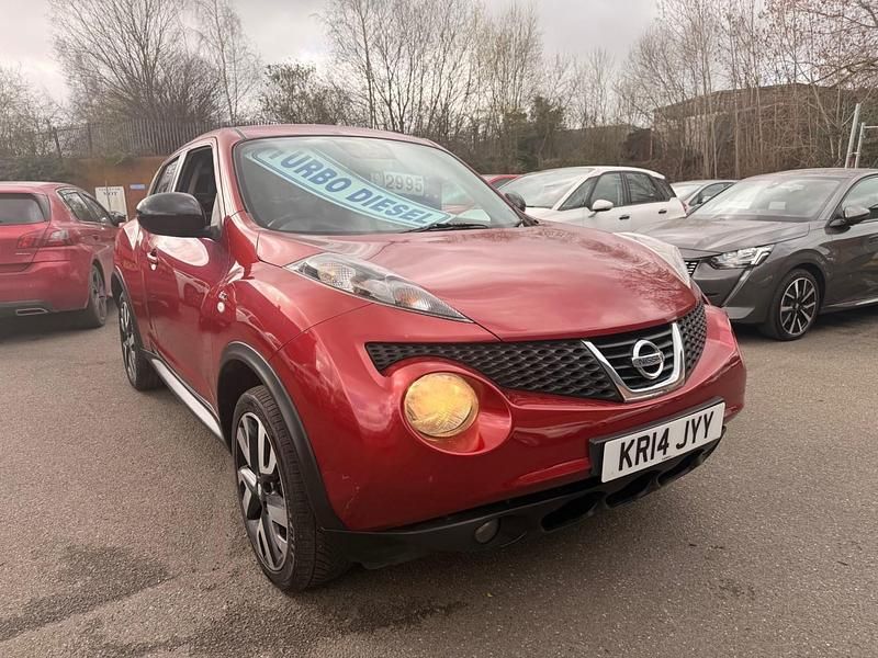 Used Nissan Juke N-TEC 110 HP (80 kW) 2014 Red SUV