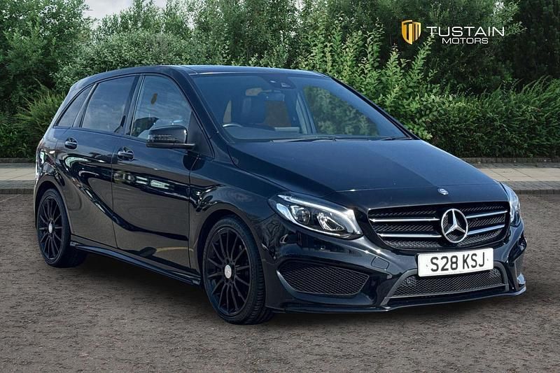 Used Mercedes B200 AMG line 136 HP (100 kW) 2016 Black MPV