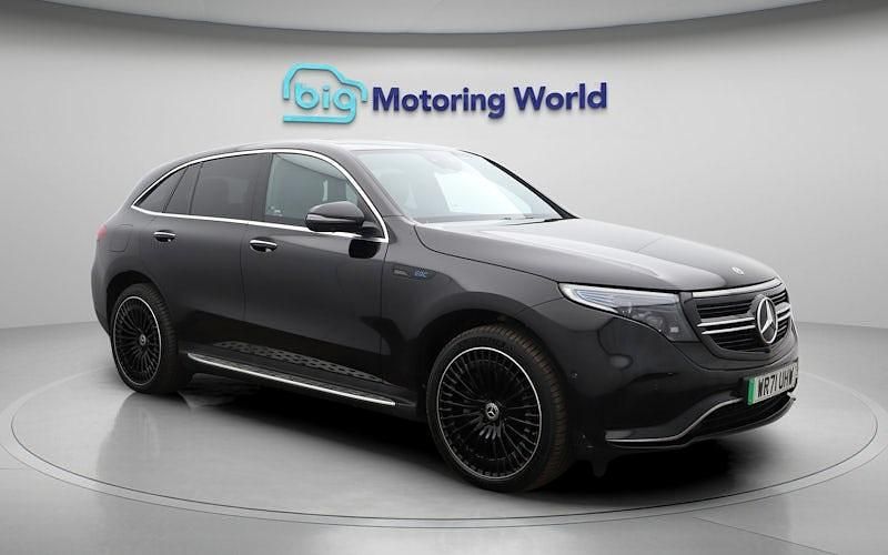 Used Mercedes EQC400 AMG line 300 kW (408 HP) 2022 Black SUV