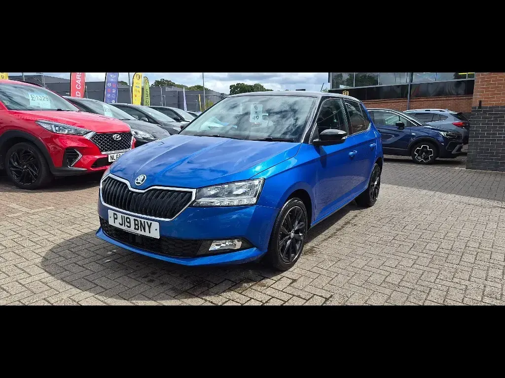 Used Skoda Fabia Colour Edition 2019 Blue Hatchback