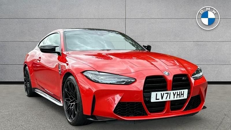 Red Used 2021 BMW M4 Competition Edition Coupe | £48,359 (Fair price) - Image 1/4