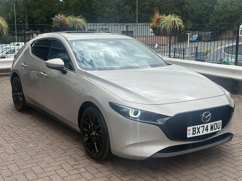 Silver Used 2024 Mazda 3 Takumi-Line Hatchback | £25,699 - Image 1/4