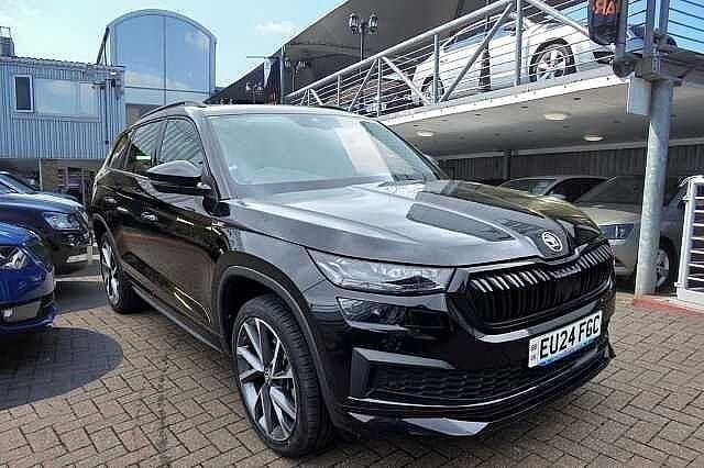 Used Skoda Kodiaq SportLine 110 HP (80 kW) 2024 Black SUV