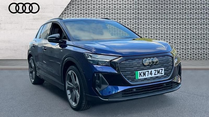 Blue Used 2024 Audi Q4 e-tron Black Edition SUV | £34,590 (Super price) - Image 1/1