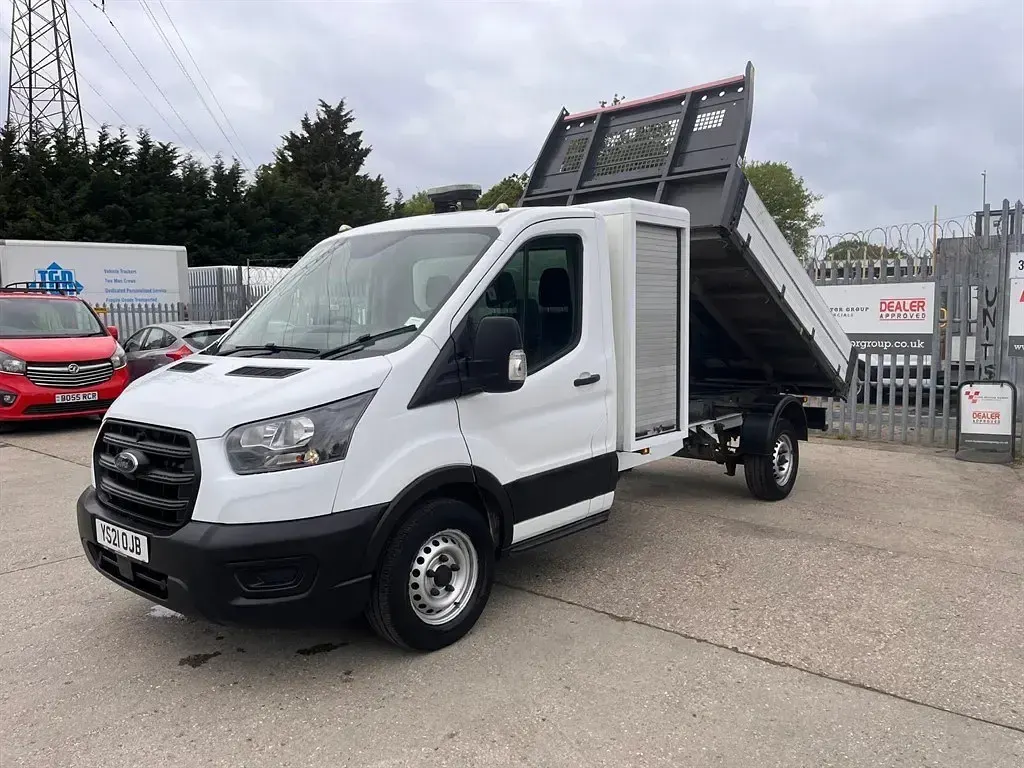 Second-hand Ford Transit 130 CP (95 kW) 2021 Alb Cabrio