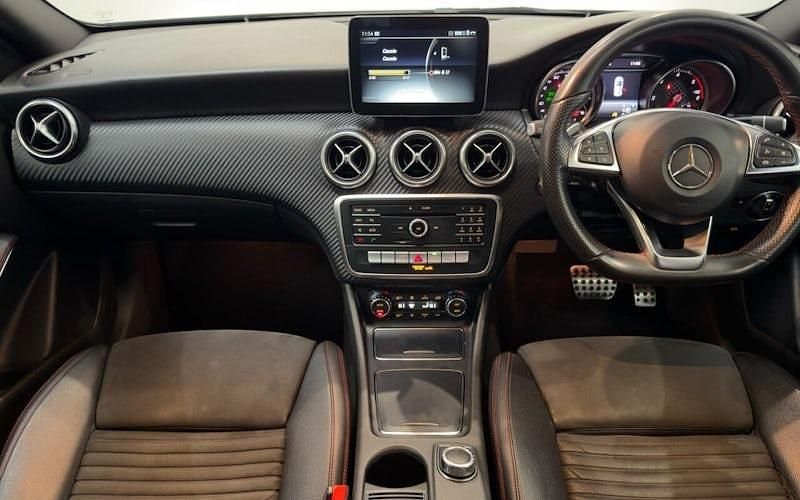 Used Mercedes A200 AMG line 136 HP (100 kW) 2017 Silver Hatchback