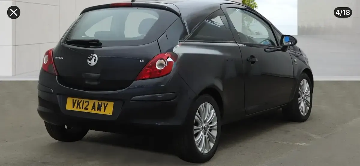Used Vauxhall Corsa Active 100 HP (73 kW) 2012 Black Hatchback