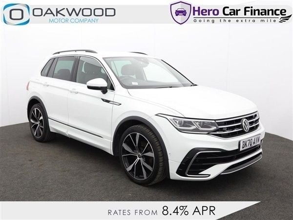 White Used 2020 VW Tiguan R-line SUV | £32,394 - Image 1/1