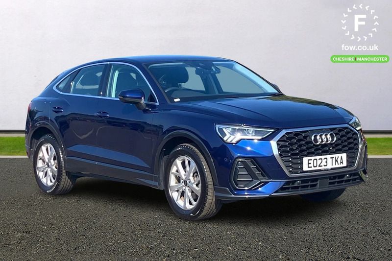 Blue Used 2023 Audi Q3 Sportback Design SUV | £26,999 - Image 1/4