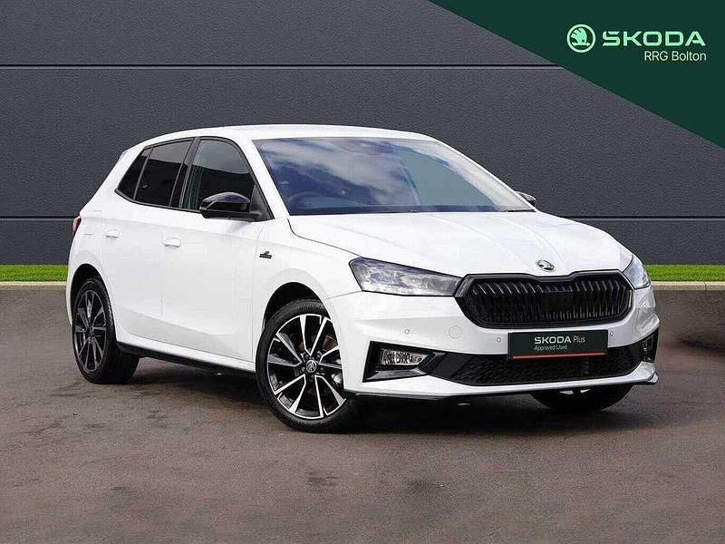 Moon white metallic Used 2024 Skoda Fabia Monte Carlo Hatchback | £20,195 (A bit pricey) - Image 1/4
