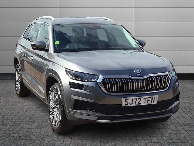Graphite grey metallic Used 2023 Skoda Kodiaq SE L Executive SUV | £26,995 (Fair price) - Image 1/4