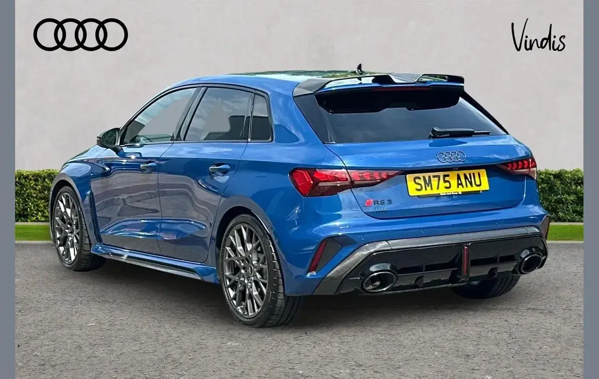 New Audi RS3 Comfort 400 HP (294 kW) 2026 Blue Sedan
