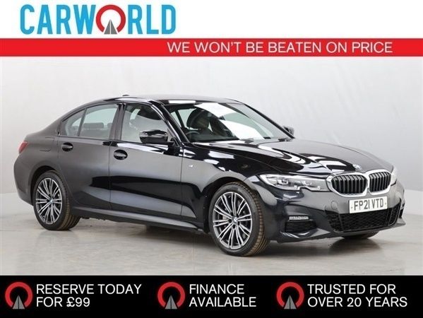 Black Used 2021 BMW 330 M Sport Sedan | £18,840 (Fair price) - Image 1/3