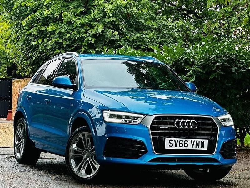 Used Audi Q3 S-line plus 184 HP (135 kW) 2016 Blue SUV