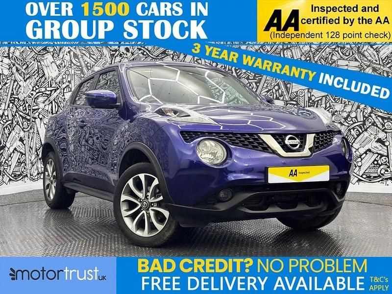 Used Nissan Juke Tekna 117 HP (86 kW) 2019 Blue SUV