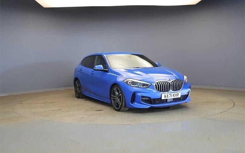 Used BMW 118 M Sport 136 HP (100 kW) 2021 Blue Hatchback