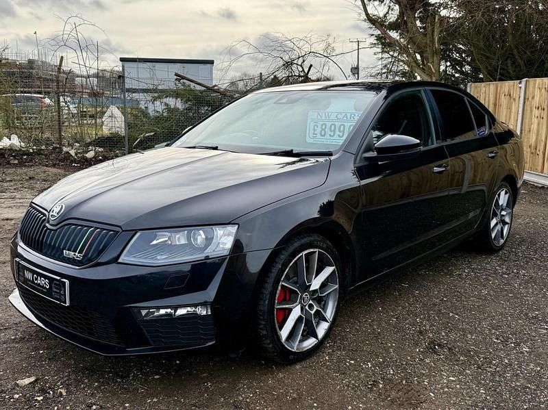 Used Skoda Octavia vRS 220 HP (161 kW) 2014 Black Hatchback
