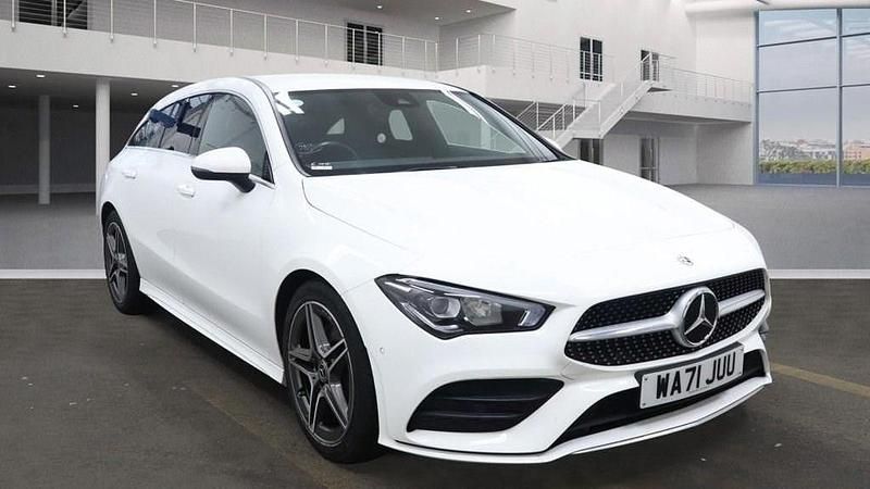 White Used 2021 Mercedes CLA200 Shooting Brake AMG line Estate | £18,490 (Fair price) - Image 1/3