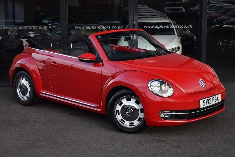 Red Used 2013 VW Beetle Design Cabriolet | £8,990 (Super price) - Image 1/3