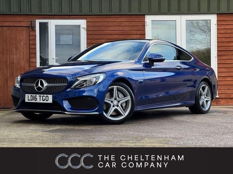 Blue Used 2016 Mercedes C300 AMG Line Premium Coupe | £20,495 (Fair price) - Image 1/4